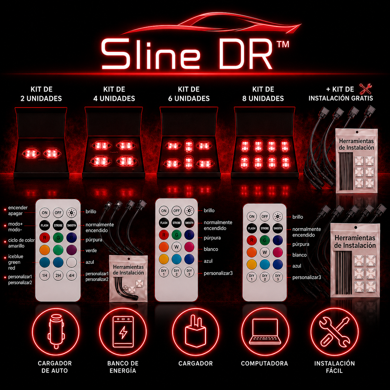 Sline DR™ Luz led para coche