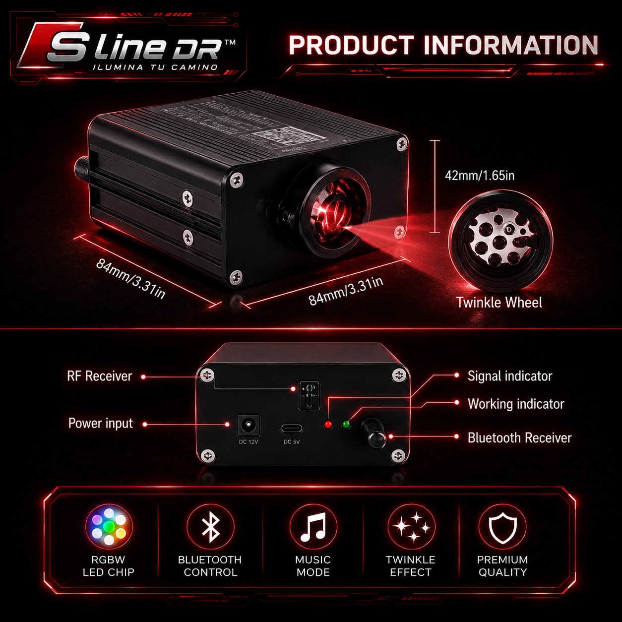 Sline DR™ Luz de techo ESTRELLA